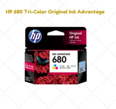 ส่งฟรี!!! ตลับหมึก HP Ink 680 Black and 680 Tri-color Ink Cartridge ของแท้ 100% HP 680 แท้ ดำ(F6V27AA) / สี(F6V26AA) หมึกอิงค์เจ็ท (2)