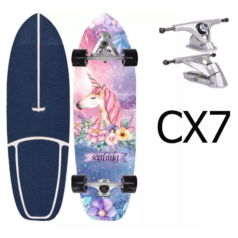 [ภายในจัดส่งภายใน 24 ชั่วโมง ส่งจากประเทศไทย] 75*23.5*12cmเซิร์ฟสเก็ต surfskate เซิฟสเก็ตบอร์ด Skateboard Cx4 CX7 29.5 นิ้ว ฟรี เซตสายรัดข้อมือ 6 ชิ้น เซิร์ฟสเก็ต สเก็ตบอร์ด Skateboardสำหรับ เด็ก ผู้ใหญ่กระดานโต้คลื่น สเก็ตบอร์ด กระดานโต้คลื่นสเก็ตบอร์ด