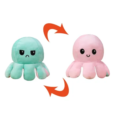 [Average]Reversible Flip octopus ของขวัญเด็ก พลิกกลับด้านปลาหมึก พลิกกลับด้านปลาหมึก ตุ๊กตาสัตว์น่ารัก Children Gifts Doll (5)