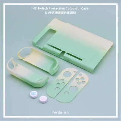 กรอบ ทูโทน แถม จุกเท้าแมว Protective Colorful Case + Analog Caps [เคส Nintendo swtich][เคส Switch][Nintendo Switch case] (1)