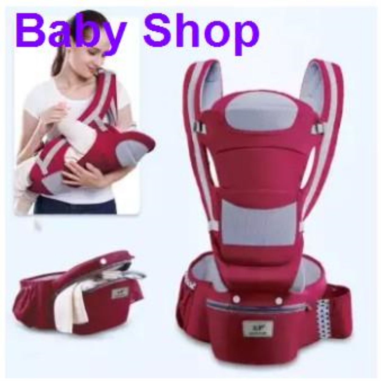 ∈❁  ใหม่กระเป๋าอุ้มเด็กอุปกรณ์รับน้ำหนักทารกที่เหมาะกับสรีระ Coat Baby Carrier Hip Seat Carrier (รุ่น BF38)