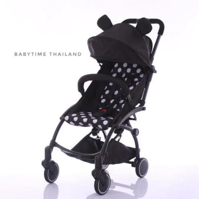 ส่งฟรี รถเข็นเด็ก พับขึ้นเครื่องได้ Babytime Stroller 008+