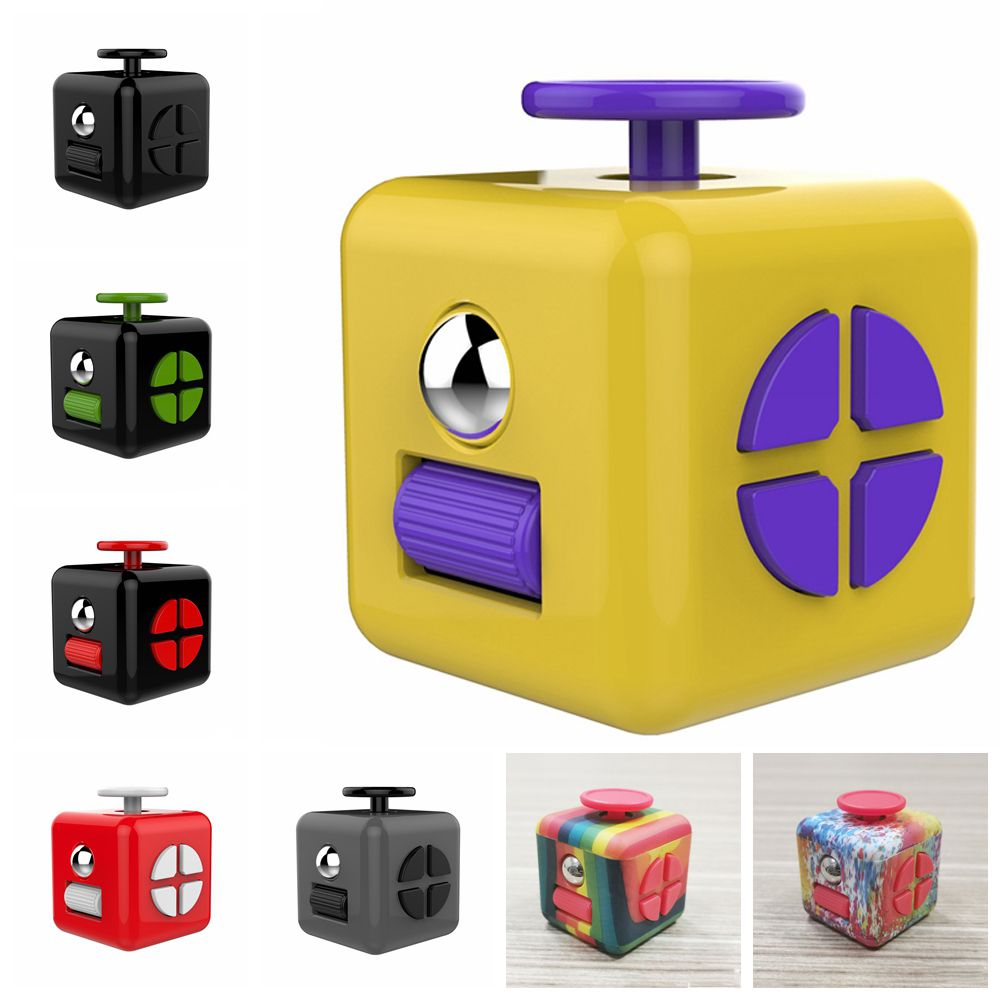 897GONGS Kids Adult Gift Magic Cube Autism Giải tỏa lo âu Fidget Cube