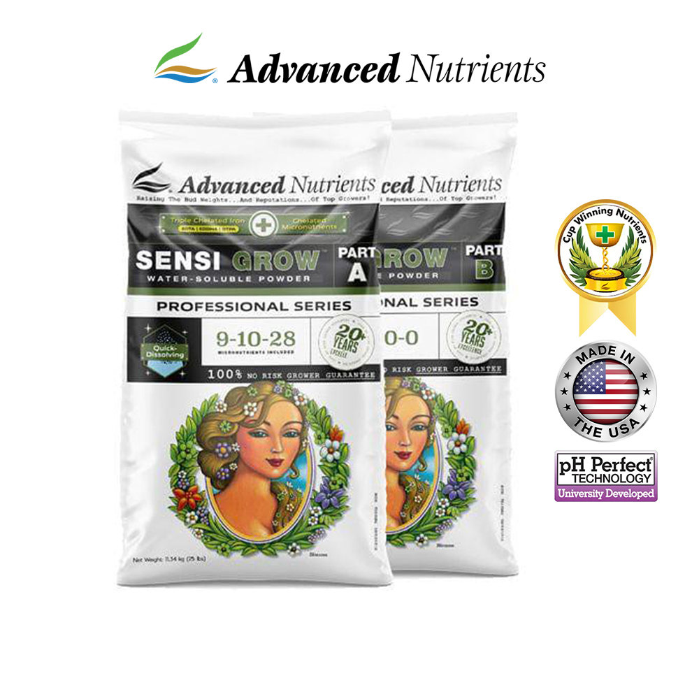 [ready stock]Sensi Grow AB Powder ปุ๋ยหลักทำใบ pH Perfect (1เซ็ตจำนวน2ถุง) | Advanced Nutrientsมีบริการเก็บเงินปลายทาง ราคา 1,262 บาท*ส่งฟรี