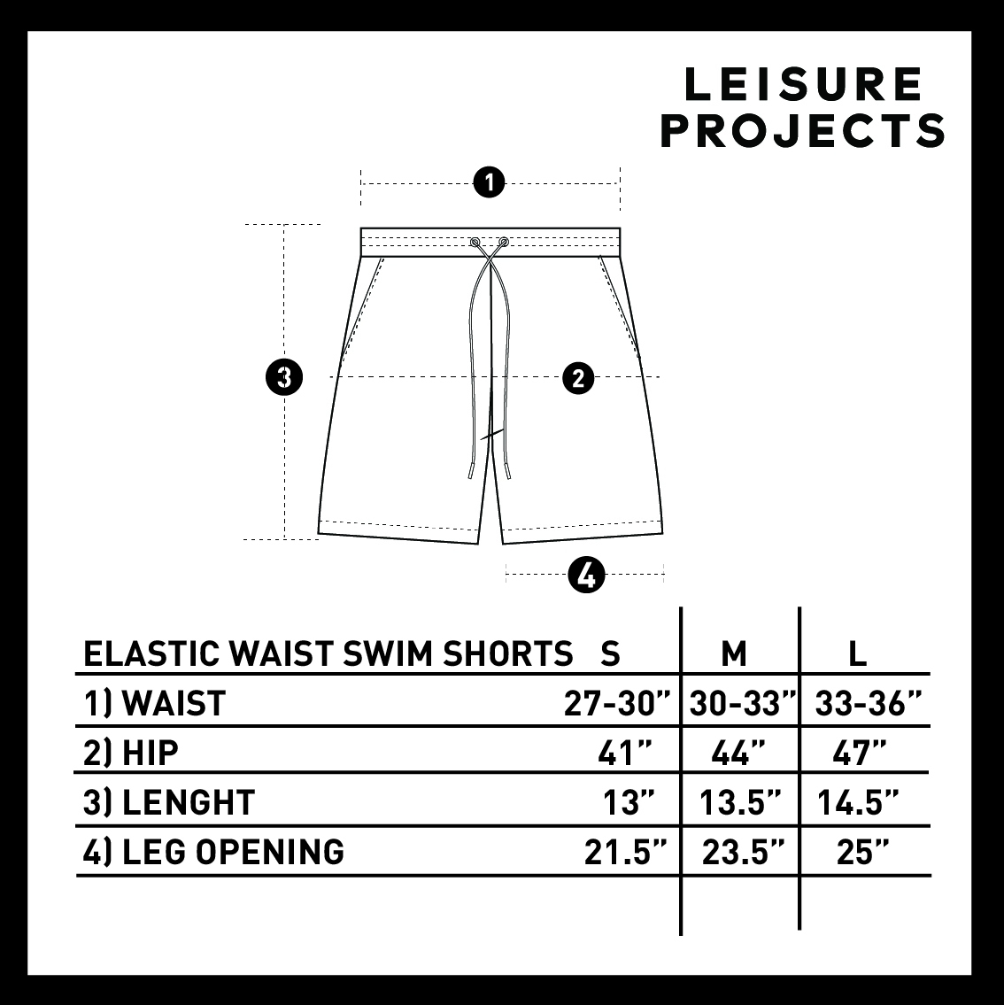 (LEISURE PROJECTS) LEISURE SWIM SHORTS กางเกงว่ายน้ำขาสั้น เอวยางยืด, ดีเทลเชือกรัดเอว พร้อมกระเป๋าข้างเเละด้านหลัง,ผ้าซับในตะข่ายด้ายใน