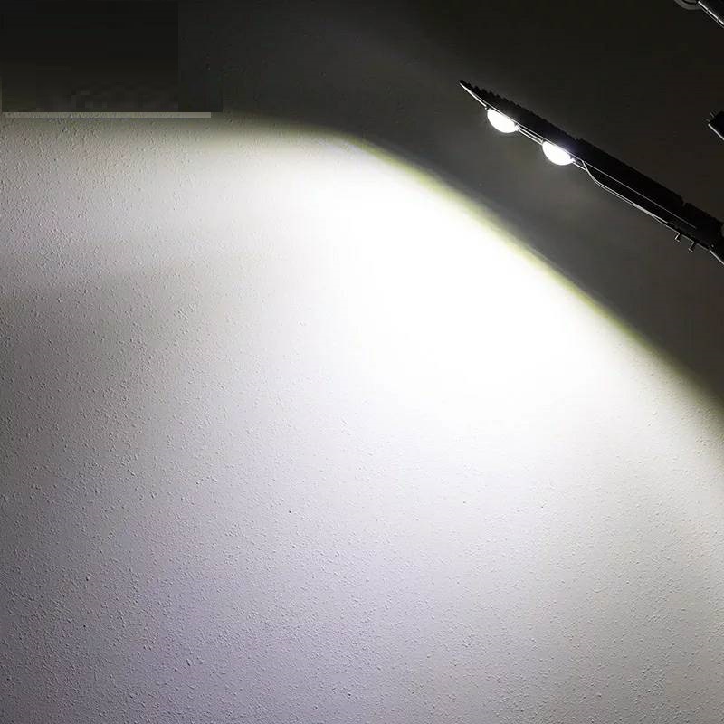 โคมไฟถนน LED 100w 220V เเสงขาว ทรงใบไม้ สว่างสูง อลูมิเนียมอย่างดี LED streetlight