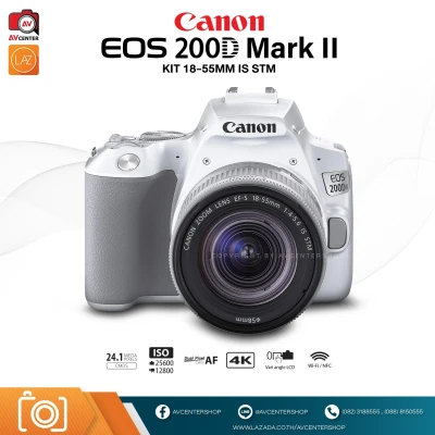 กล้อง Canon EOS 200D MKII 18-55 is stm ( รับประกัน 1 ปี By AVcentershop ) (2)