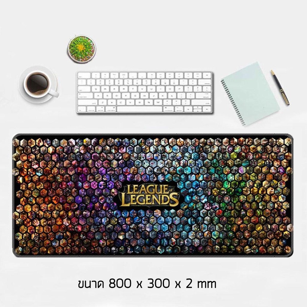 ✧☌✐  แผ่นรองเมาส์ ขนาดใหญ่ 2021 gaming mousepad แผ่นรองคีย์บอร์ด แผ่นรองเม้าส์สปีด สำหรับเล่นเกมส์ ขนาด 80*30 cm.