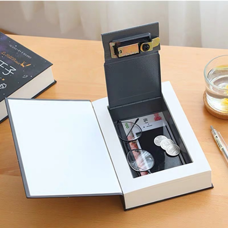 Creative Gift Key Style Pas Imitation Book Safe Iron Piggy Bank Various Storage Concealed
