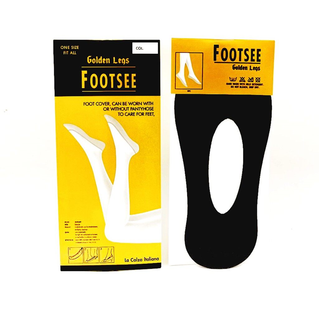 Golden Legs ถุงเท้า ถุงเท้ารองส้น ถุงเท้ากันรองเท้ากัด กันเท้าแตก ช่วยเท้าไม่อับชื้น ลดกลิ่นเท้า สีเนื้อ สีดำ NSG-GFC