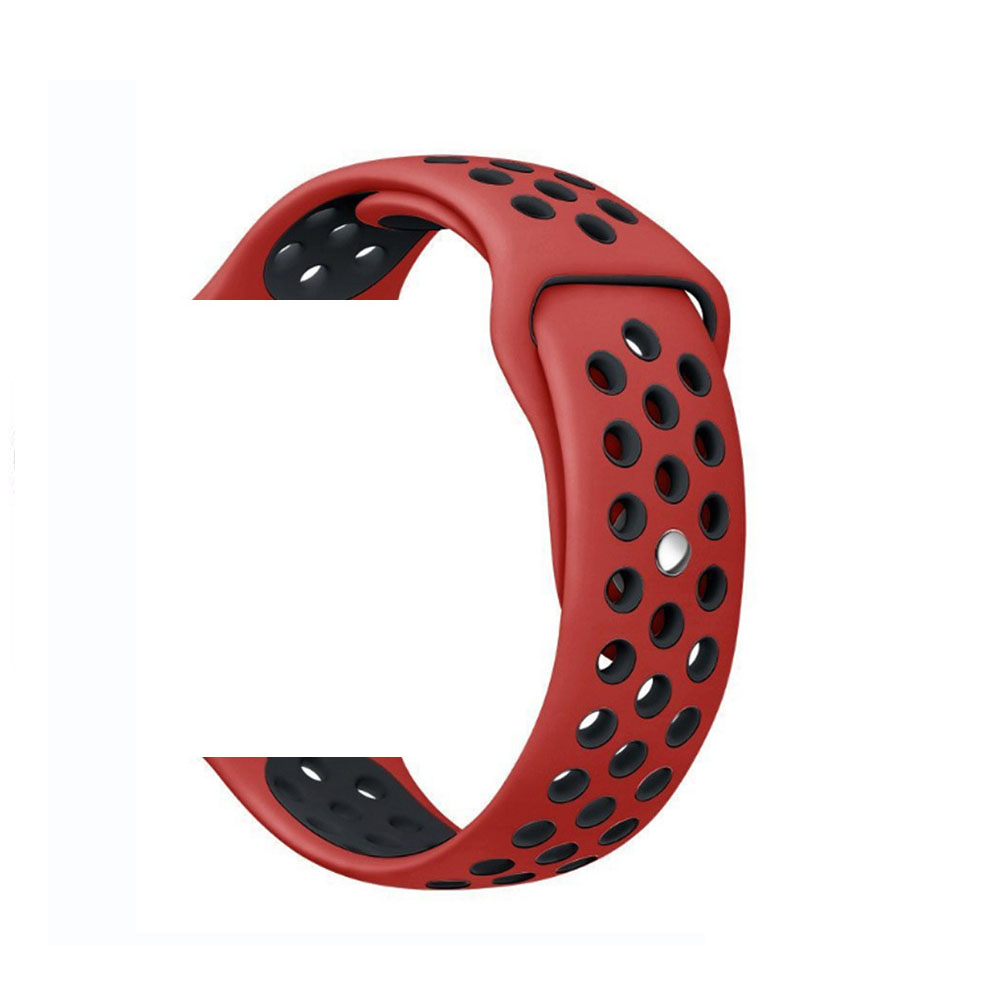 สายนาฬิกา Apple Watch Nike Sports Series สายนาฬิกาแฟชั่นระบายอากาศได้สายรัดหัวเข็มขัดคู่เหมาะสำหรับ iwatch series applewatch 3 / 4 /  5 /  6 / SE