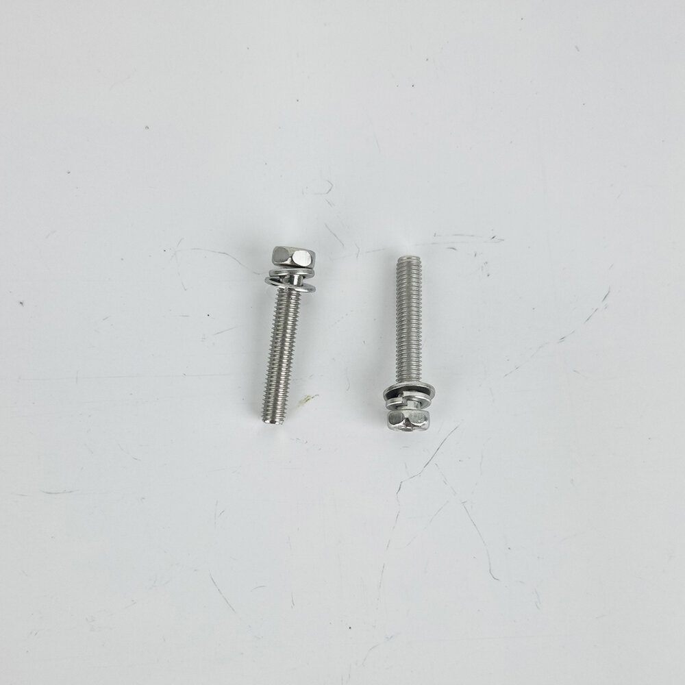 [?พร้อมส่ง]?น็อตพร้อมแหวนกันคลาย ยึด Adapter surf truck ยาว 20-30mm stainless steel ไม่เป็นสนิม smoothstar, rare ant, geele