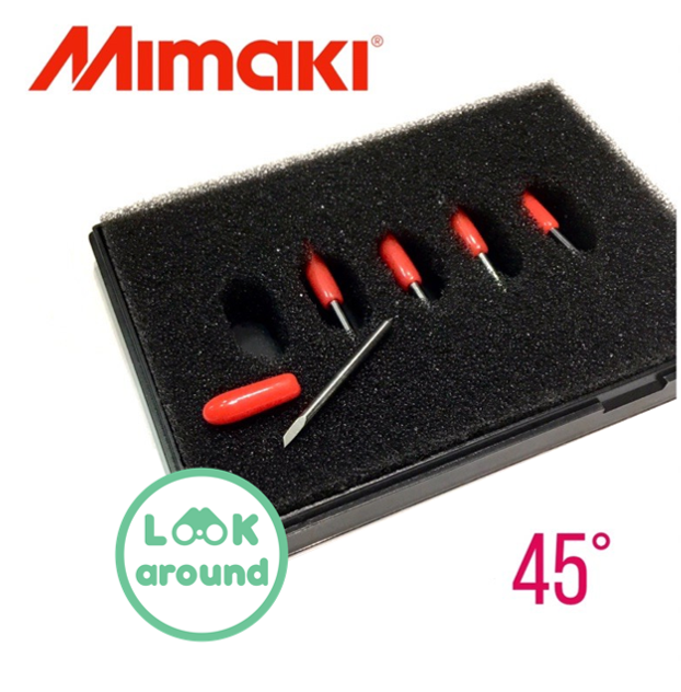 ใบมีดเครื่องตัดสติ๊กเกอร์ Mimaki มิมากิ (30°/45°/60°) 1 กล่องมี 5 ใบมีด *จำนวนจำกัด*