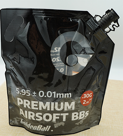 MZL ลูกกระสุน Goldenball Premium BB 3020W Airsoft Pallets 0.20 / 0.25 / 0.28 / 0.30 / 0.32 / 0.40 นัด ขนาดลูก 6 mm ของแท้ ถุงซิปล็อคใช้งานง่าย