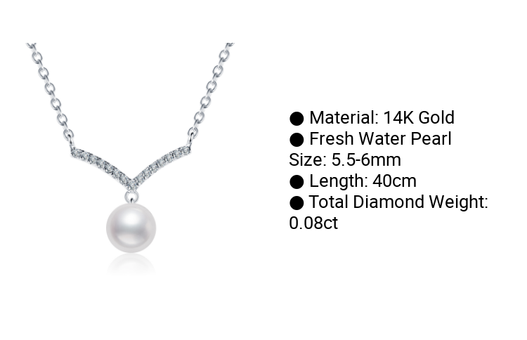 Lee Hwa Nacre Vivienne Diamond Necklace · v8