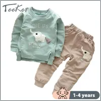 [【Teeker】Baby Boys Clothes Set Two-Piece Leisure Style Autumn Clothing Cute Kids Long Sleeve Shirt Trousers Suit 1-4 Years,【Teeker】Baby Boys Clothes Set Two-Piece Leisure Style Autumn Clothing Cute Ki