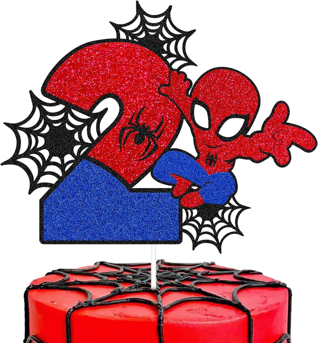 Spiderman Cake Topper Digital And Printed Banderin Hombre , 58% OFF