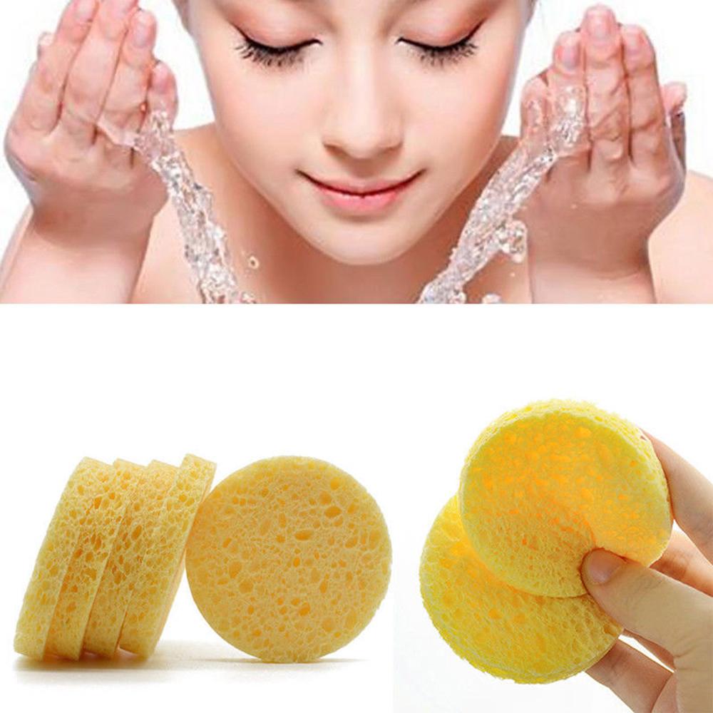 SEHLW953 Portable Cleanup Exfoliator Skin Care Body Facial Cleaner Compress Puff Cleansing Sponge Face Wash Pad