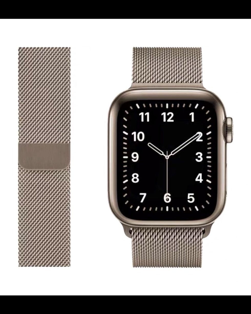 สาย นาฬิกา Milanese Loop สำหรับ Apple Watch ซีรีย์ 4 5 6 SE ขนาด 44mm และ 1 2 3 ขนาด 42mm - สายนาฬิกา สายโลหะ สายเหล็ก Milanese Loop for Apple Watch Band 42mm 44mm Stainless Steel Band