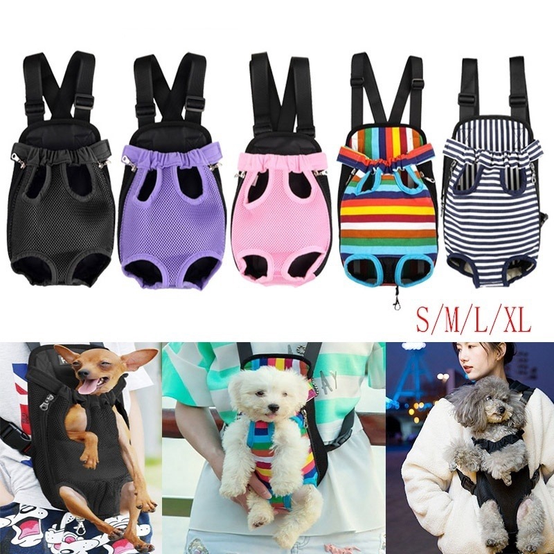 Carrier Dog Chest Shoulder Backpack for Trave Breathable Puppy Cat Outdoor Travel Carrier