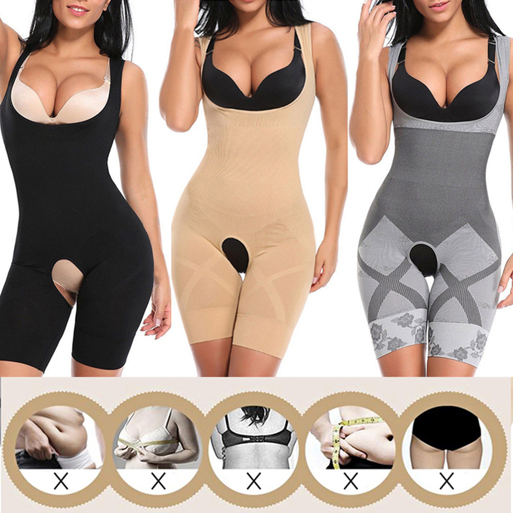 PING3693 Seamless Bodysuit Gift Underwear Tummy Control Slimming Ladies Body Shaper Women Shapewear