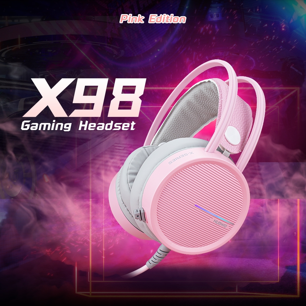 หูฟัง NUBWO HeadSet NUBWO X98 Gaming 7.1 หูฟังระบบเสียง 7.1