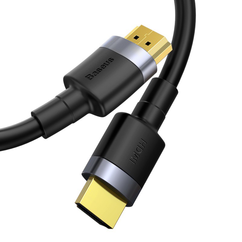 ▬⊕  Baseus HDMIชาย 4K HDMI สายเคเบิลอะแดปเตอร์ชายถึง ชายBaseus Cafule 4K HDMI Male To 4K HDMI Male Adapter Cable