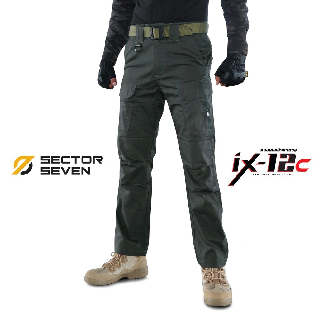 ไทยแลนด์ แทคติคอล กางเกง Sector Seven IX12C ของแท้ 100% ผ้าตาราง กันน้ำ กางเกงยุทธวิธี กางเกงเดินป่า กางเกงทหาร ขายาวผู้ชาย Sector7 Pants Thailand Tactical