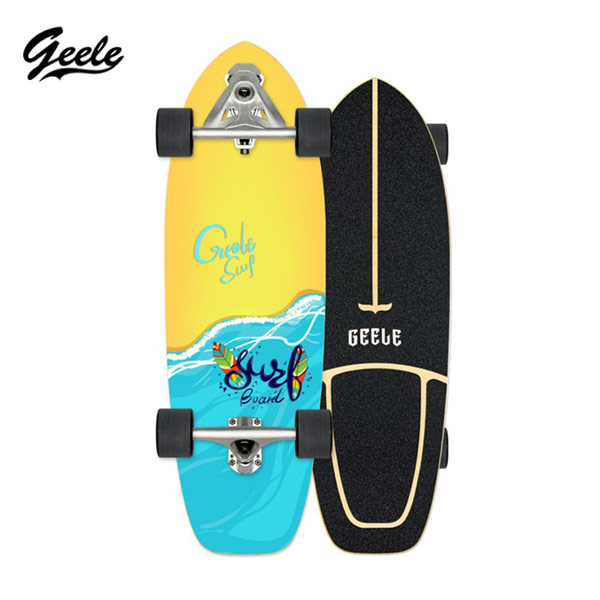 [พร้อมส่ง] Geele CX7 Surfskate - เซิร์ฟสเก็ตจีลี (CX7) แถมฟรีกระเป๋าเก็บบอร์ด (ลายชุด 2)