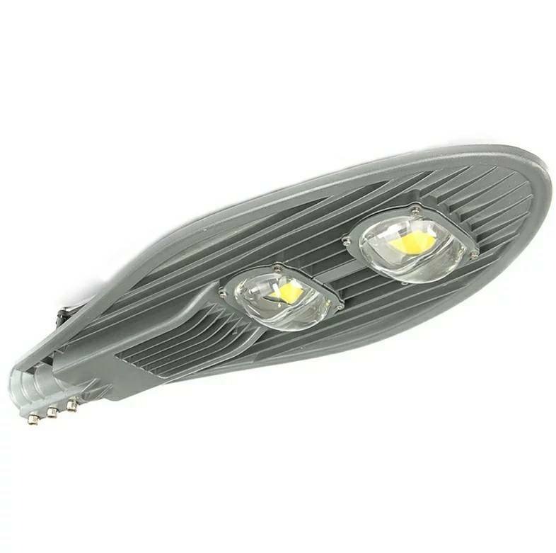 โคมไฟถนน LED 100w 220V เเสงขาว ทรงใบไม้ สว่างสูง อลูมิเนียมอย่างดี LED streetlight