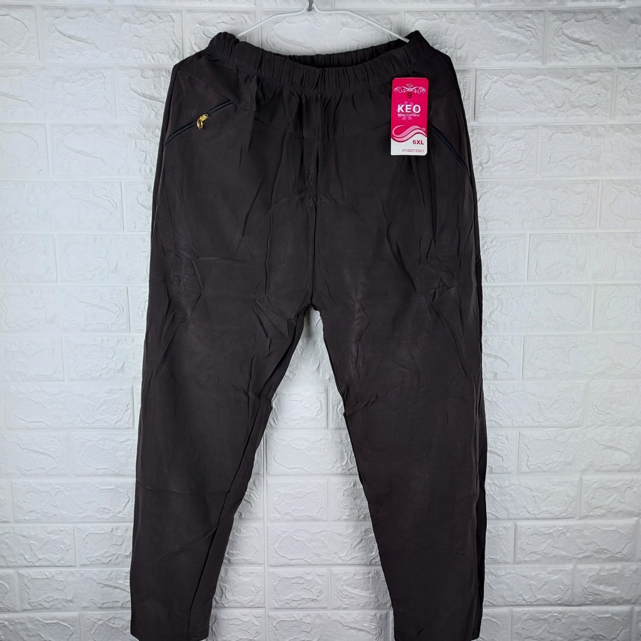 กางเกงทำงานผ้าเกาหลี ฟรีไซส์ ราคาถูก เอว 38 - 42 นิ้ว