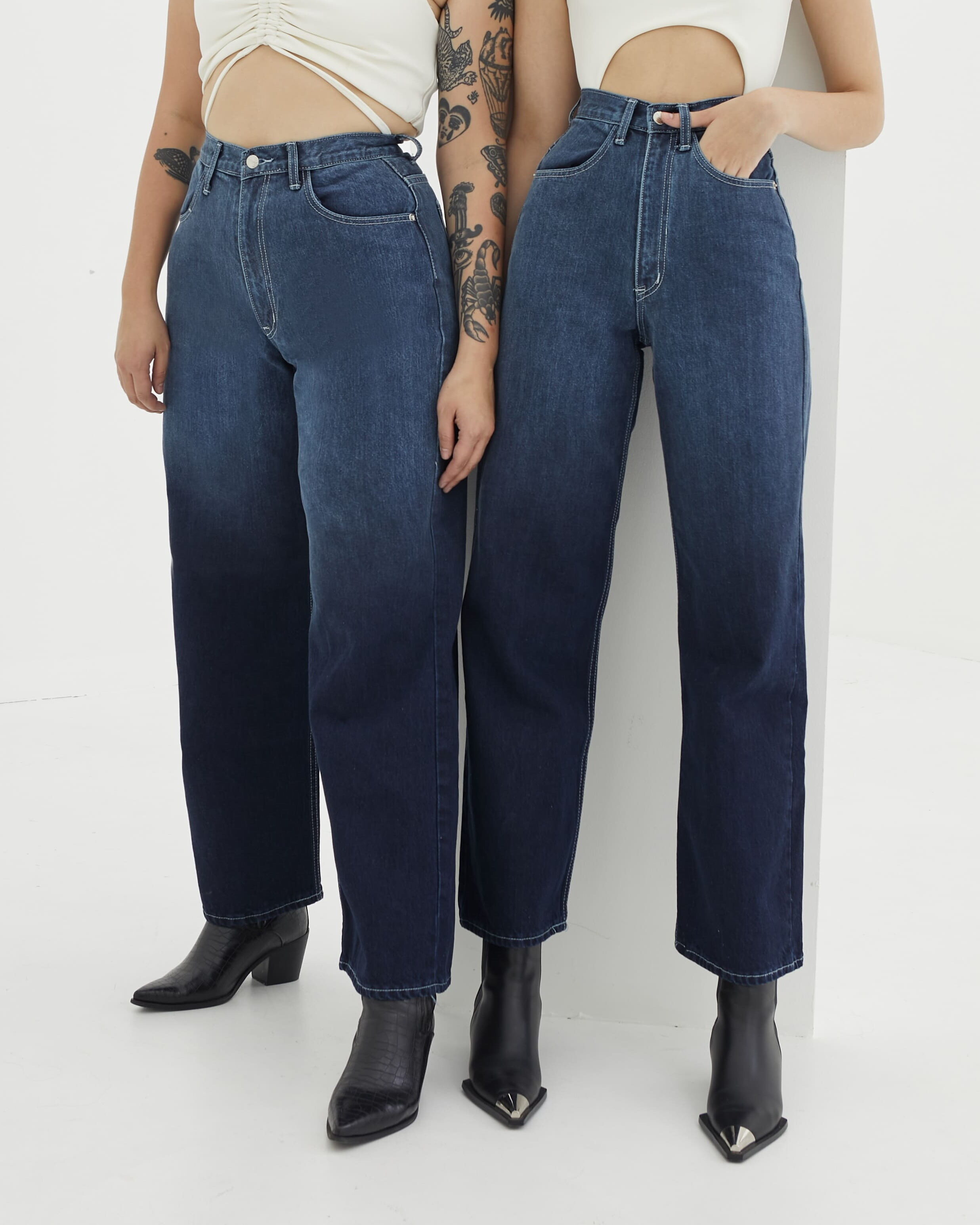 Merge official - Ombre Jeans01 2 colors (ไซส์ที่หมด สามารถกด Pre Order ได้นะคะ จัดส่งภายใน 15 - 20 วันค่ะ)