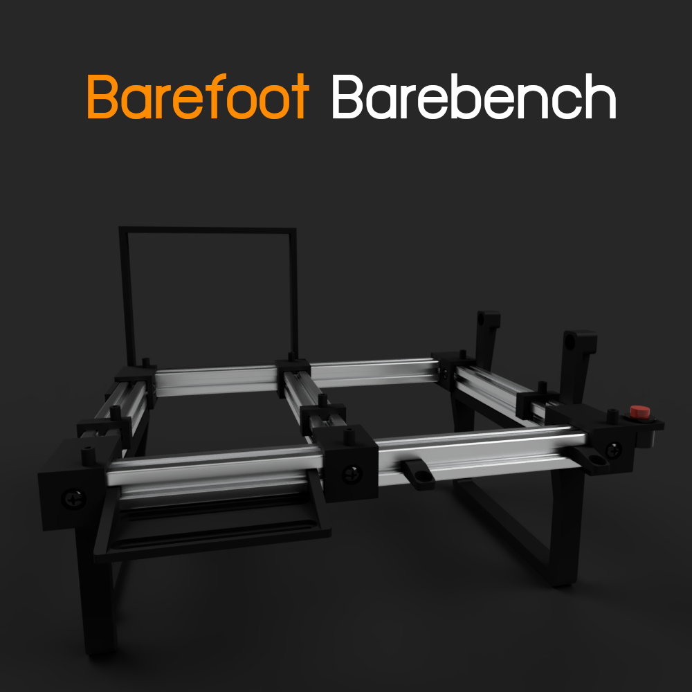 เคสคอมพิวเตอร์ Barefoot Barebench แบบ open air test bench test bed จาก Barefoot TH