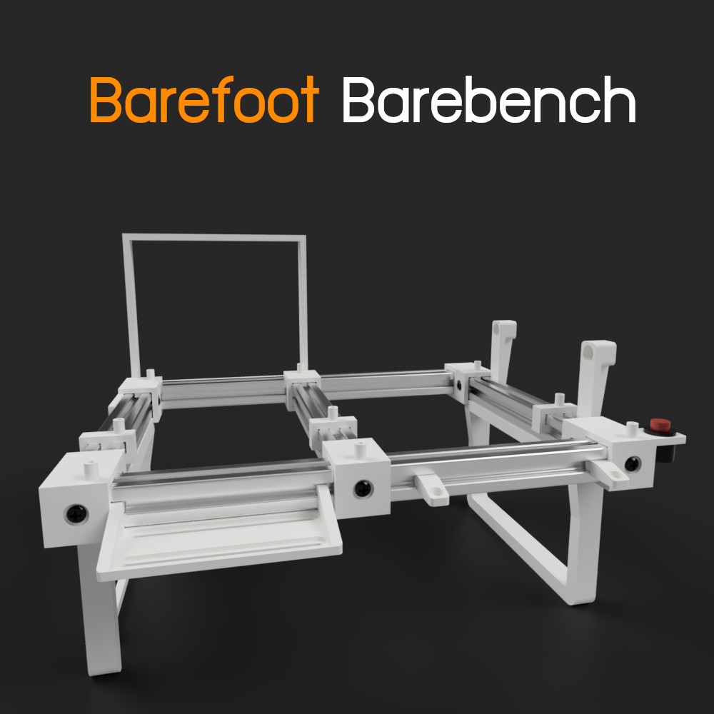 เคสคอมพิวเตอร์ Barefoot Barebench แบบ open air test bench test bed จาก Barefoot TH
